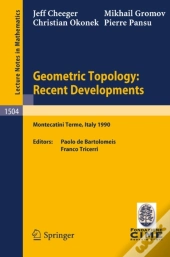 Geometric Topology: Recent Developments