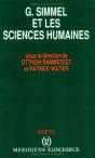 Georg Simmel Et Les Sciences Humaines - Preview