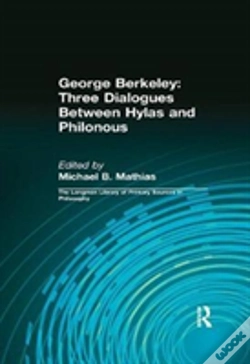 Capa do artigo George Berkeley: Three Dialogues Between Hylas And Philonous (Longman Library Of Primary Sources In Philosophy)