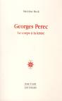 Georges Pérec ; Le Corps À La Lettre - Preview
