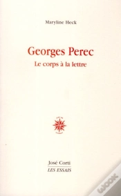 Capa do artigo Georges Pérec ; Le Corps À La Lettre