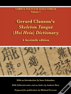 Capa do artigo Gerard Clauson'S Skeleton Tangut (Hsi Hsia) Dictionary
