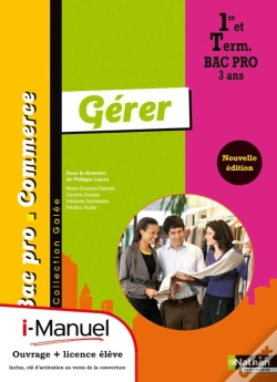 Capa do artigo Gerer Bac Pro Commerce (Galee) Licence Numerique Eleve I-Manuel + Ouvrage Papier