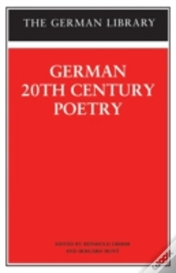 Capa do artigo German 20th Century Poetry