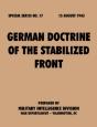 German Doctrine Of The Stabilized Front (Special Series, No. 17) - Preview