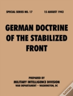 Capa do artigo German Doctrine Of The Stabilized Front (Special Series, No. 17)
