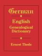 German-English Genealogical Dictionary - Preview