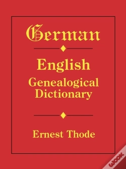 Capa do artigo German-English Genealogical Dictionary
