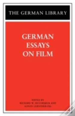 Capa do artigo German Essays On Film