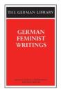 German Feminist Writings - Preview
