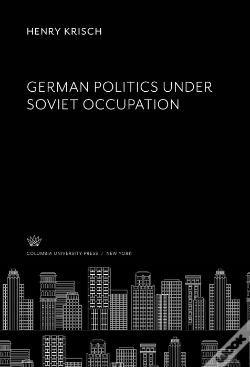 Capa do artigo German Politics Under Soviet Occupation