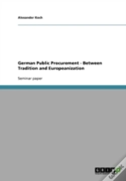 Capa do artigo German Public Procurement - Between Tradition And Europeanization