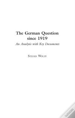 Capa do artigo German Question Since 1919