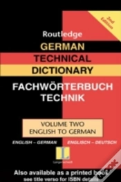 Capa do artigo German Technical Dictionary (Volume 2)