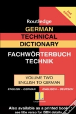 Capa do artigo German Technical Dictionary (Volume 2)