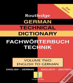Capa do artigo German Technical Dictionary (Volume 2)
