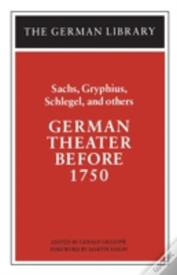 Capa do artigo German Theatre Before 1750