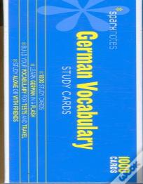 German Vocabulary Sparknotes Study Cards