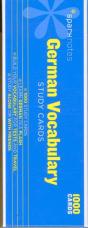 German Vocabulary Sparknotes Study Cards - Preview