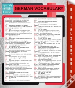 Capa do artigo German Vocabulary (Speedy Language Study Guides)