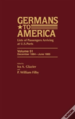 Capa do artigo Germans To America, Dec. 1884-June 1885