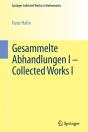 Gesammelte Abhandlungen I - Collected Works I - Preview