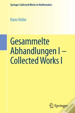 Capa do artigo Gesammelte Abhandlungen I - Collected Works I