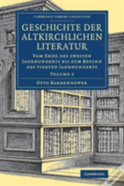 Capa do artigo Geschichte Altkirchlichen Lit V2