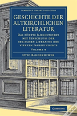 Capa do artigo Geschichte Altkirchlichen Lit V4