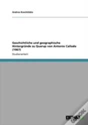 Capa do artigo Geschichtliche Und Geographische Hintergrunde Zu Quarup Von Antonio Callado (1967)