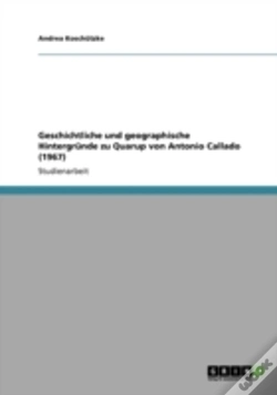 Capa do artigo Geschichtliche Und Geographische Hintergrunde Zu Quarup Von Antonio Callado (1967)