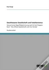 Geschlossene Gesellschaft Und Totalitarismus