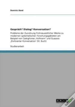 Capa do artigo Gesprach? Dialog? Konversation?