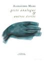 Gestes Analogues Et Autres Écrits - Preview
