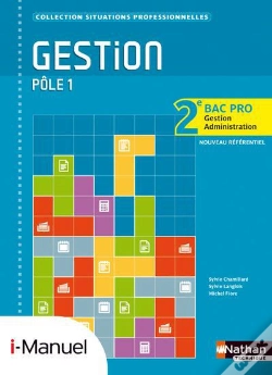 Capa do artigo Gestion 2e Bac Pro Gestion-Administration Ptle 1l Icence Numerique Eleve - I-Manuel+Ouvrage Papier