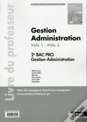 Capa do artigo Gestion Administration - Pole 1/Pole 3 - 2e Bac Pro (Situations Professionnelles) Professeur - 2017