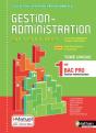 Gestion Administration Poles 1/2/3 - 1e Bac Pro (Situations Professionnelles) Livre + Licence Eleve - Preview