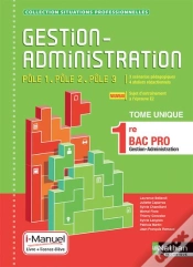 Capa do artigo Gestion Administration Poles 1/2/3 - 1e Bac Pro (Situations Professionnelles) Livre + Licence Eleve