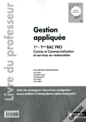 Gestion Appliquee 1ere/Terminale Bac Pro Cuisine Etcsr Professeur 2012