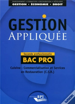 Capa do artigo Gestion Appliquée ; Bac Pro ; 2nd Professionnelle