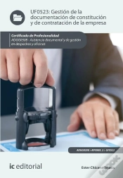 Capa do artigo Gestión De La Documentación De Constitución Y De Contratación De La Empresa. Adgg0308