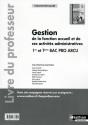 Gestion De La Fonction Accueil... 1ere/Terminale Bac Pro Arcu (Gallee) Professeur - 2015 - Preview