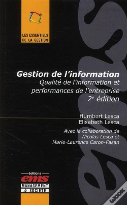 Capa do artigo Gestion De L'Information. Qualite De L'Information Et Performances De L'Entreprise