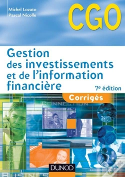 Capa do artigo Gestion Des Investissements Et De L'Information Financière ; Corrigés (7e Édition)