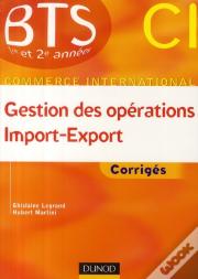 Gestion Des Opérations Import Export ; Corrigés