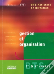 Capa do artigo Gestion Et Organisation ; Bts Assistant De  Direction ; 1e Et 2e Annees; Livre De L