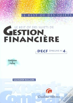 Capa do artigo Gestion Financiere Decf ; Epreuve N.4