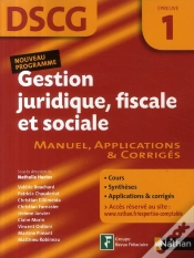 Capa do artigo Gestion Juridique, Fiscale Et Sociale ; Dscg ; Épreuve 1 ; Manuel, Applications & Corrigés (Édition 2009)
