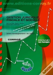 Capa do artigo Gestion Juridique, Fiscale, Sociale - Corrige - Ue 1 Du Dscg