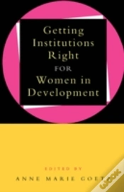 Capa do artigo Getting Institutions Right For Women In Development